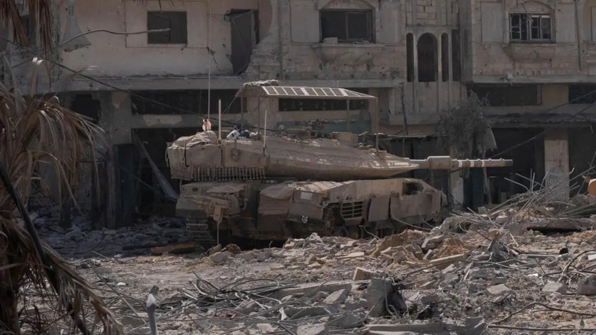 Markava Tank Destroyed in Gaza